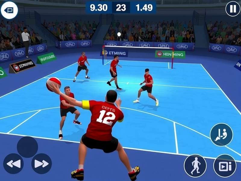 Elite Handball India Pro gameplay screenshot